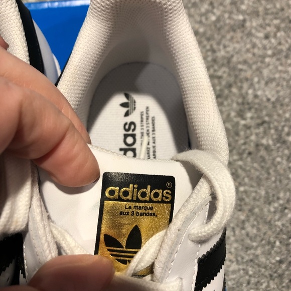 ADIDAS Superstar, women’s 8.5, worn once, box included - Picture 7 of 7